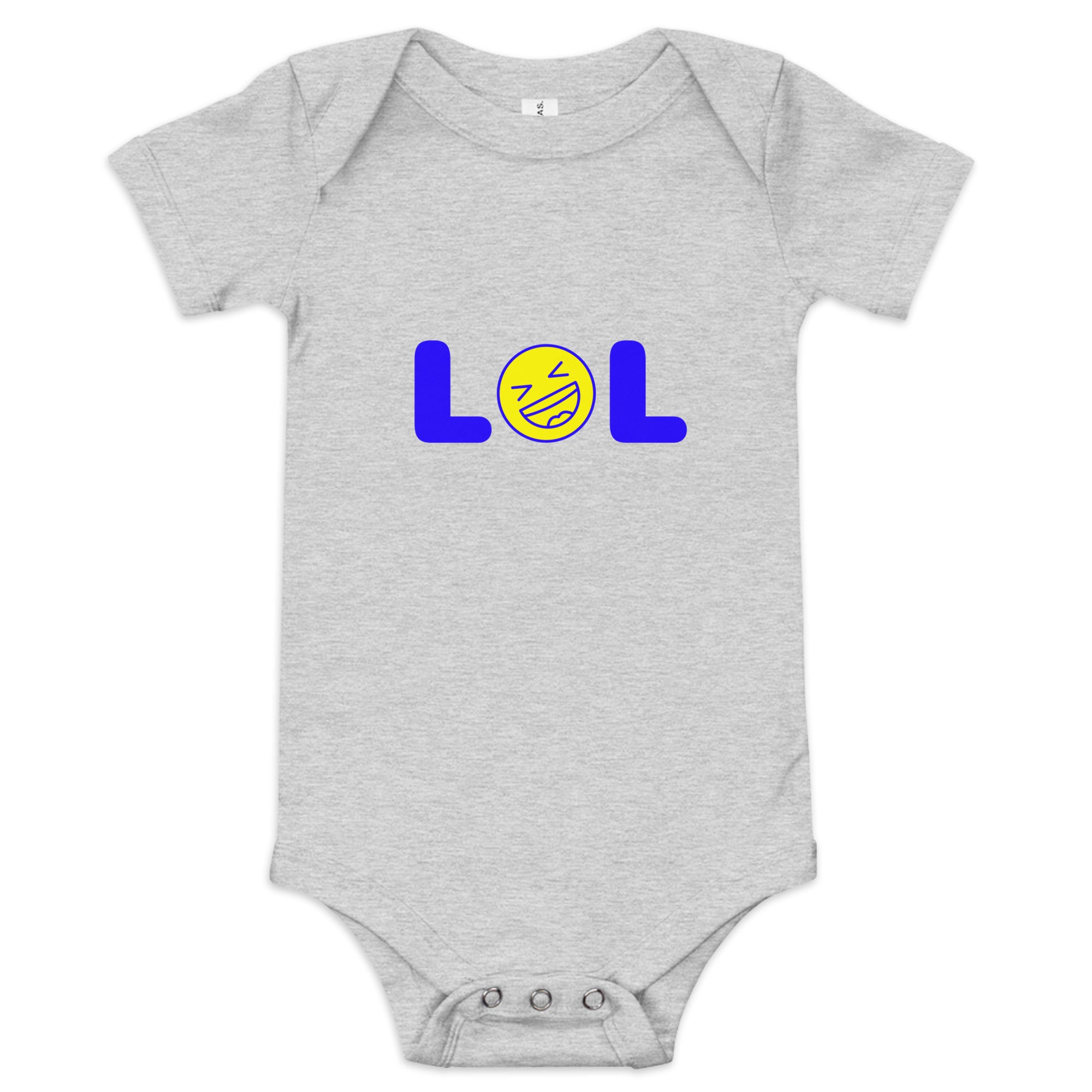 Baby Bodysuit with "LOL" Design