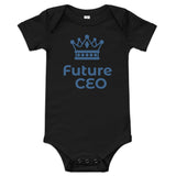 Organic Cotton Baby Bodysuit with "Future CEO" Design