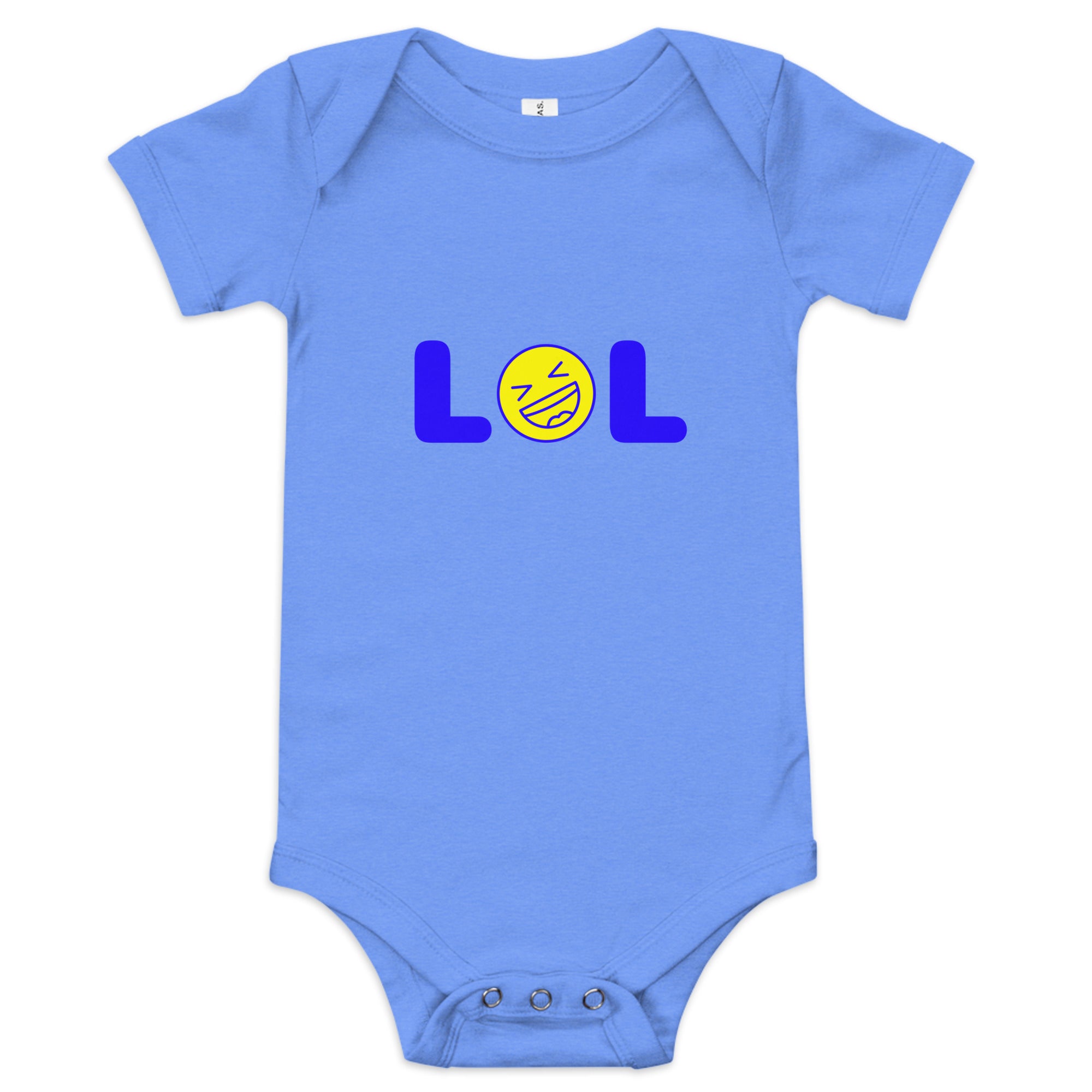 Baby Bodysuit with "LOL" Design