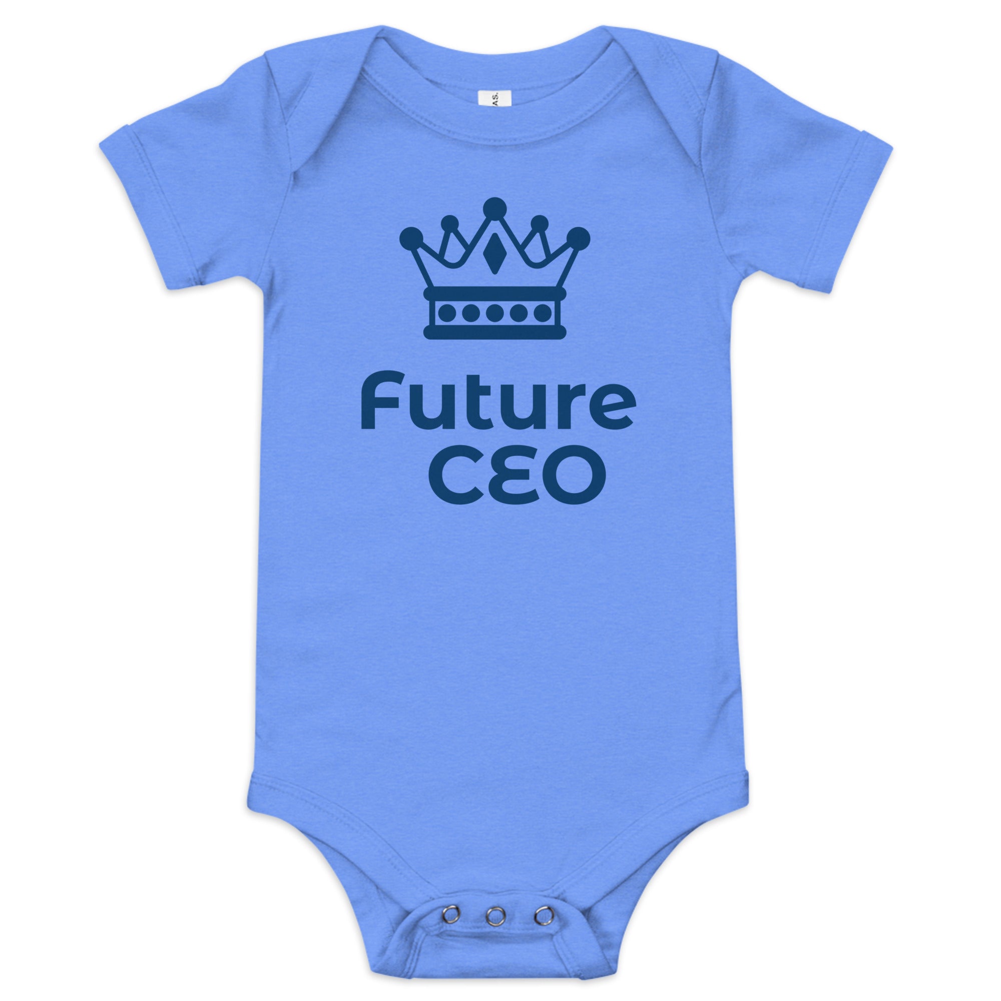 Organic Cotton Baby Bodysuit with "Future CEO" Design