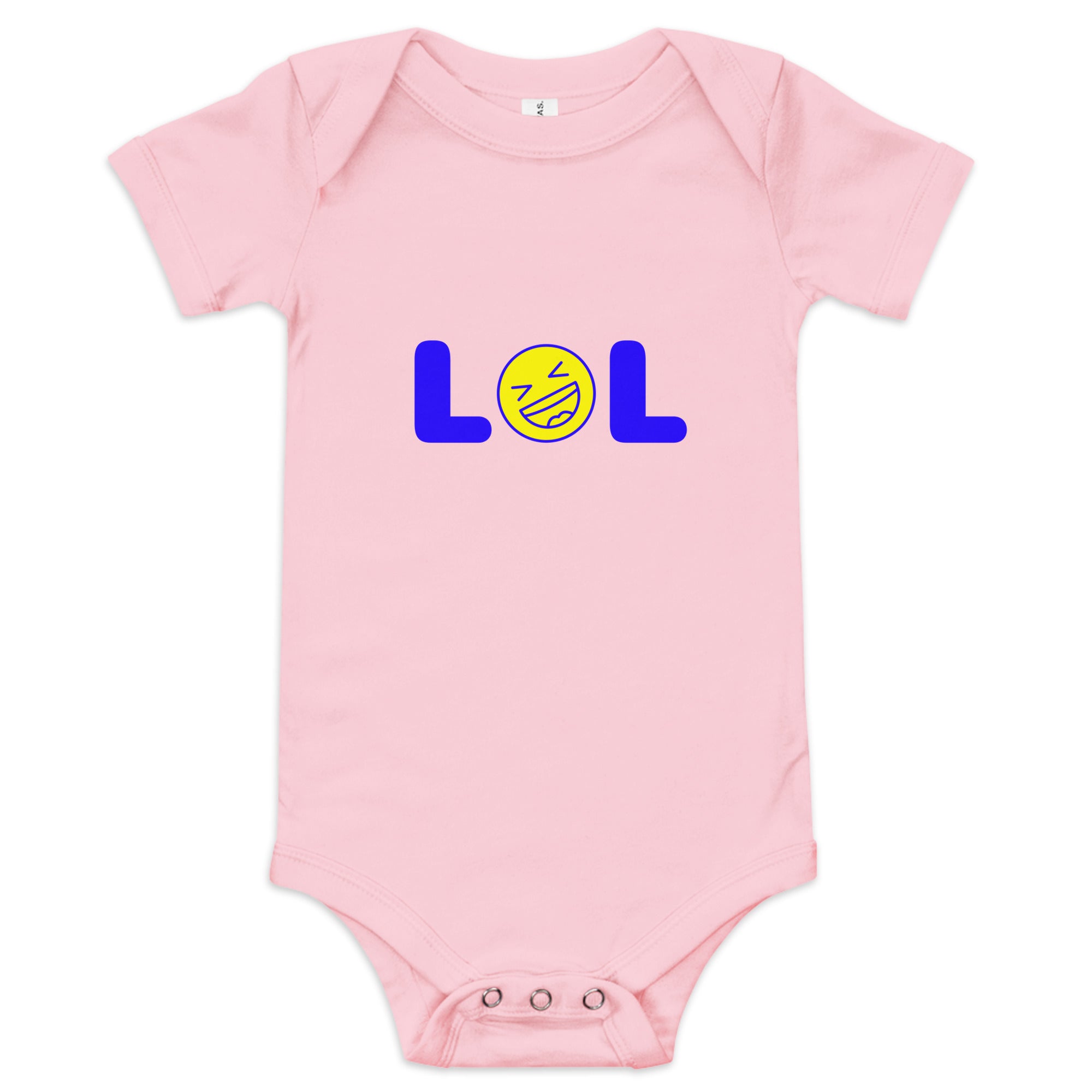 Baby Bodysuit with "LOL" Design