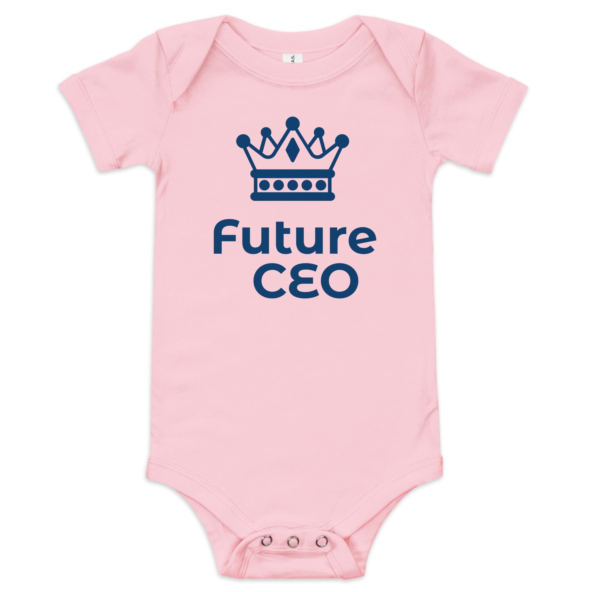 Organic Cotton Baby Bodysuit with "Future CEO" Design