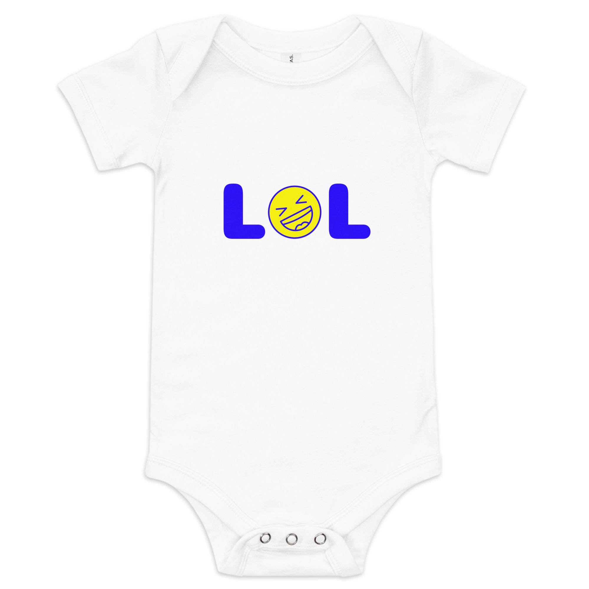 Baby Bodysuit with "LOL" Design