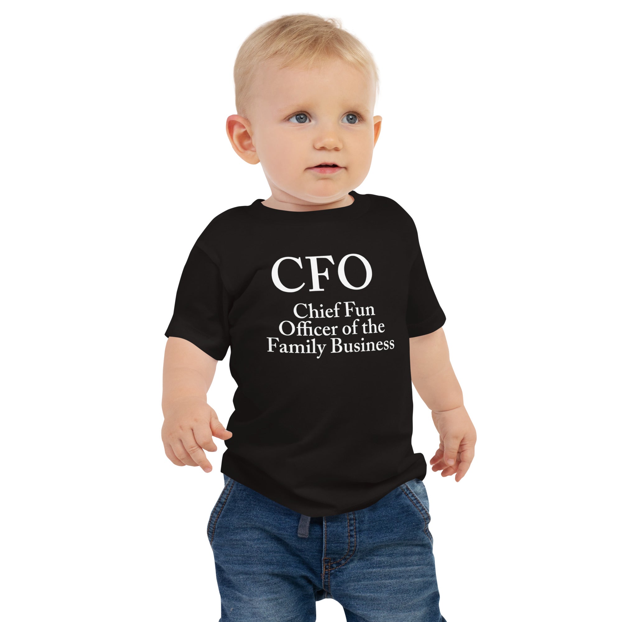 100% Cotton Unisex Premium T-Shirt with 'Chief Fun Officer of the Family Business' Design