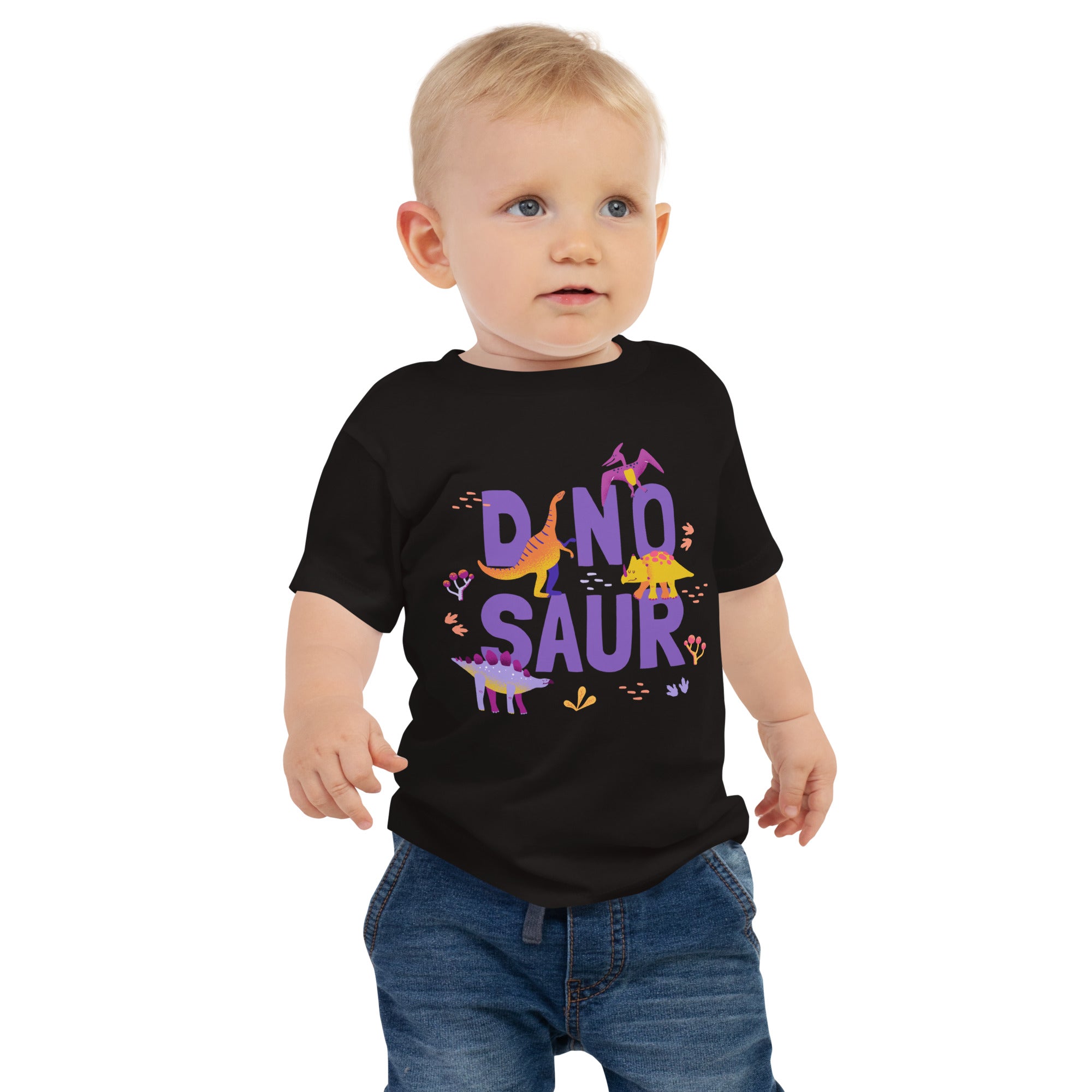 100% Cotton Baby T-Shirt with "Dinosaur" Design