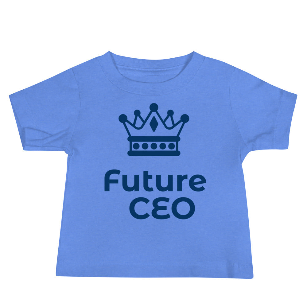 Organic Cotton Baby T-Shirt with "Future CEO" Design