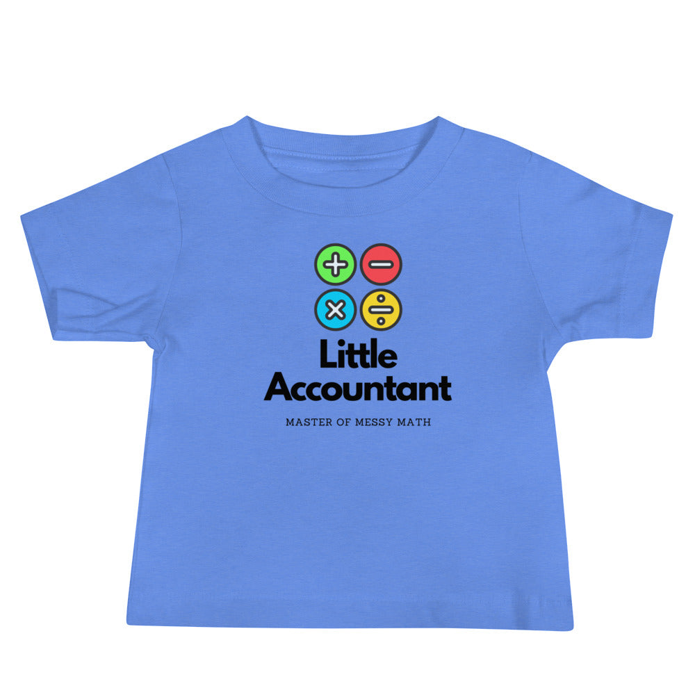 Adorable Baby Accountant T-Shirt - Comfy Cotton, Fun Design | 100% combed ring-spun cotton