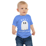 100% Cotton Baby T-Shirt with "Boo Crew Member" Design