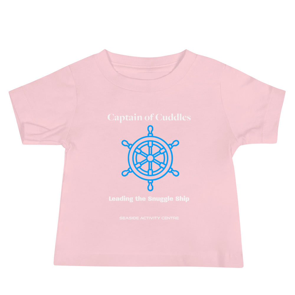 100% Cotton Unisex Premium T-Shirt with 'Captain of Cuddles' Design