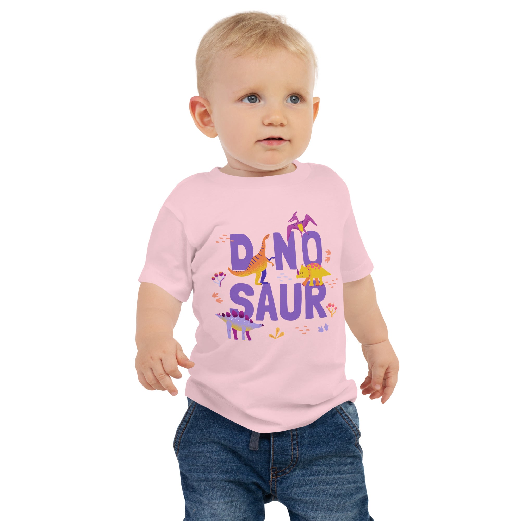 100% Cotton Baby T-Shirt with "Dinosaur" Design