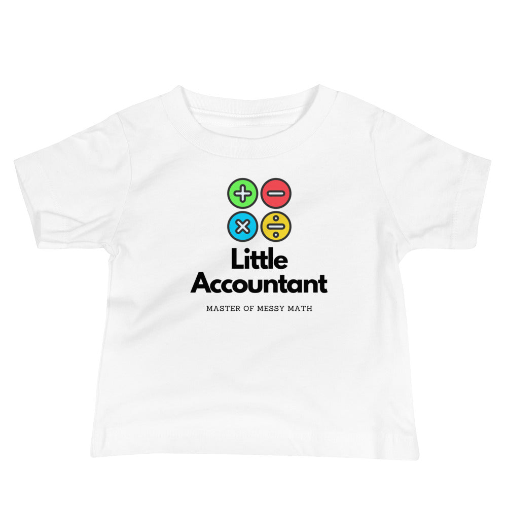 Adorable Baby Accountant T-Shirt - Comfy Cotton, Fun Design | 100% combed ring-spun cotton