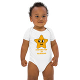 Organic Cotton Baby Bodysuit with "Superstar in Training" Design