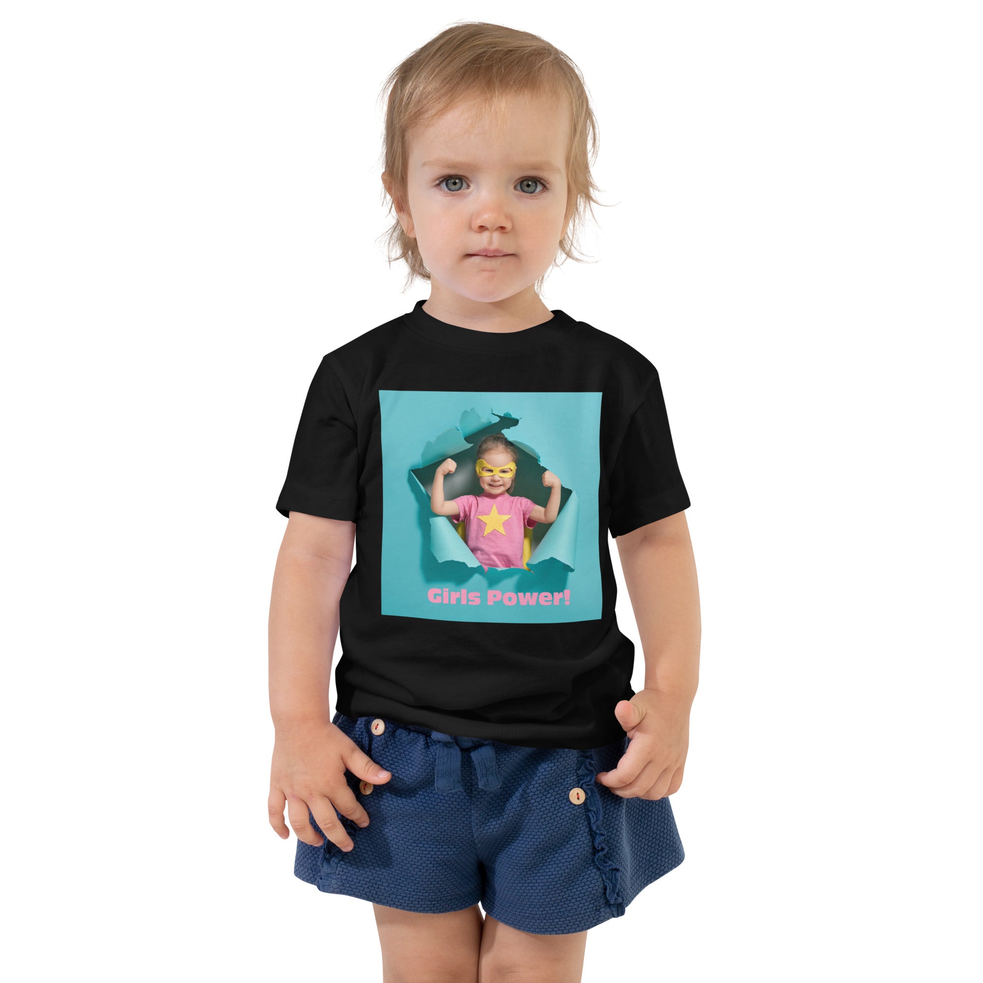 100% Cotton Toddler T-Shirt with "Girls Power!" Design