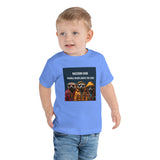 100% Cotton Toddler T-Shirt with "Raccoon Gang" Design