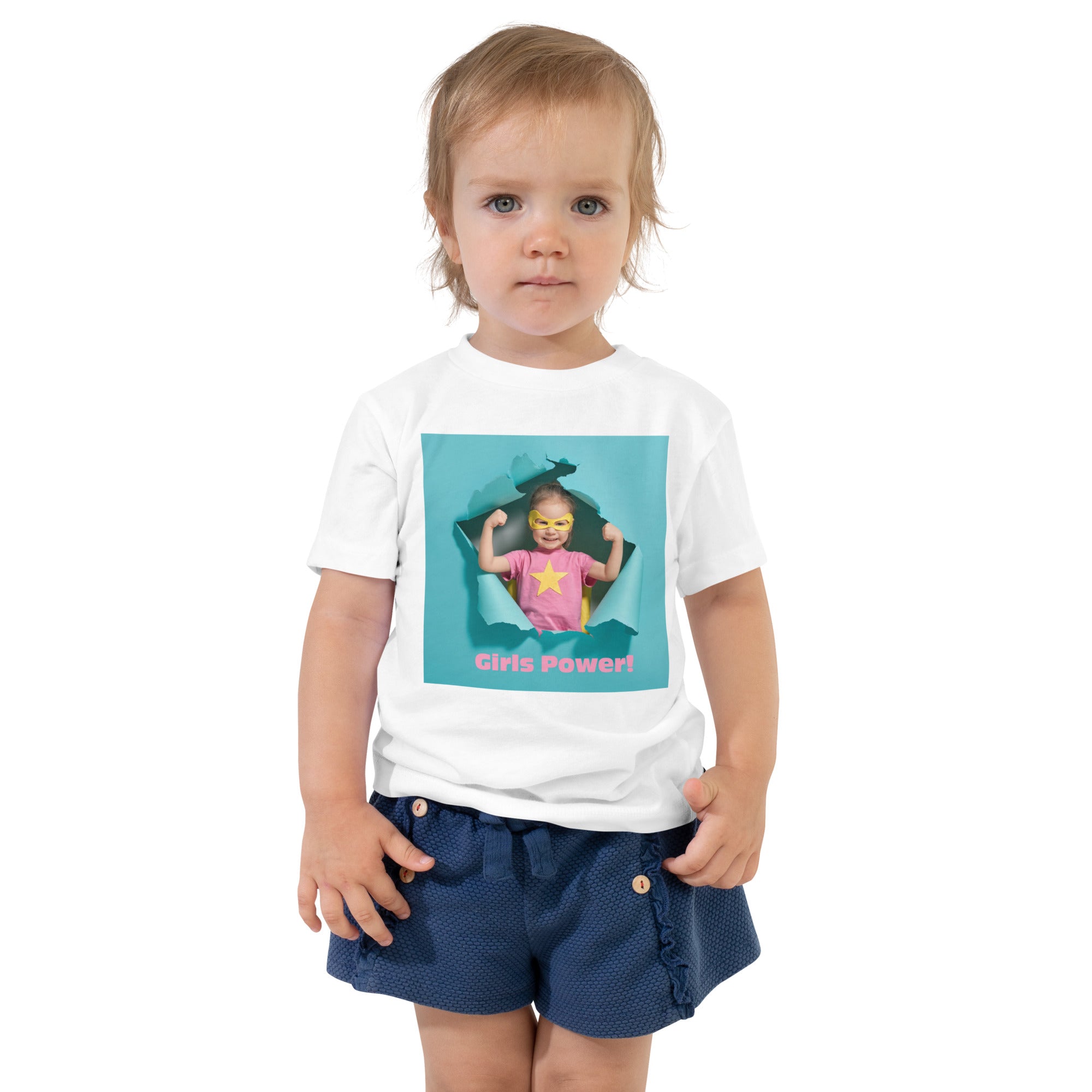 100% Cotton Toddler T-Shirt with "Girls Power!" Design