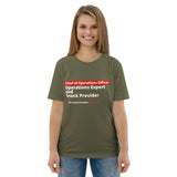 Chief of Operations Officer Unisex T-Shirt – Eco-Friendly Unisex T-Shirt – 100% Organic Ring-Spun Cotton, Super Comfy, High-Quality