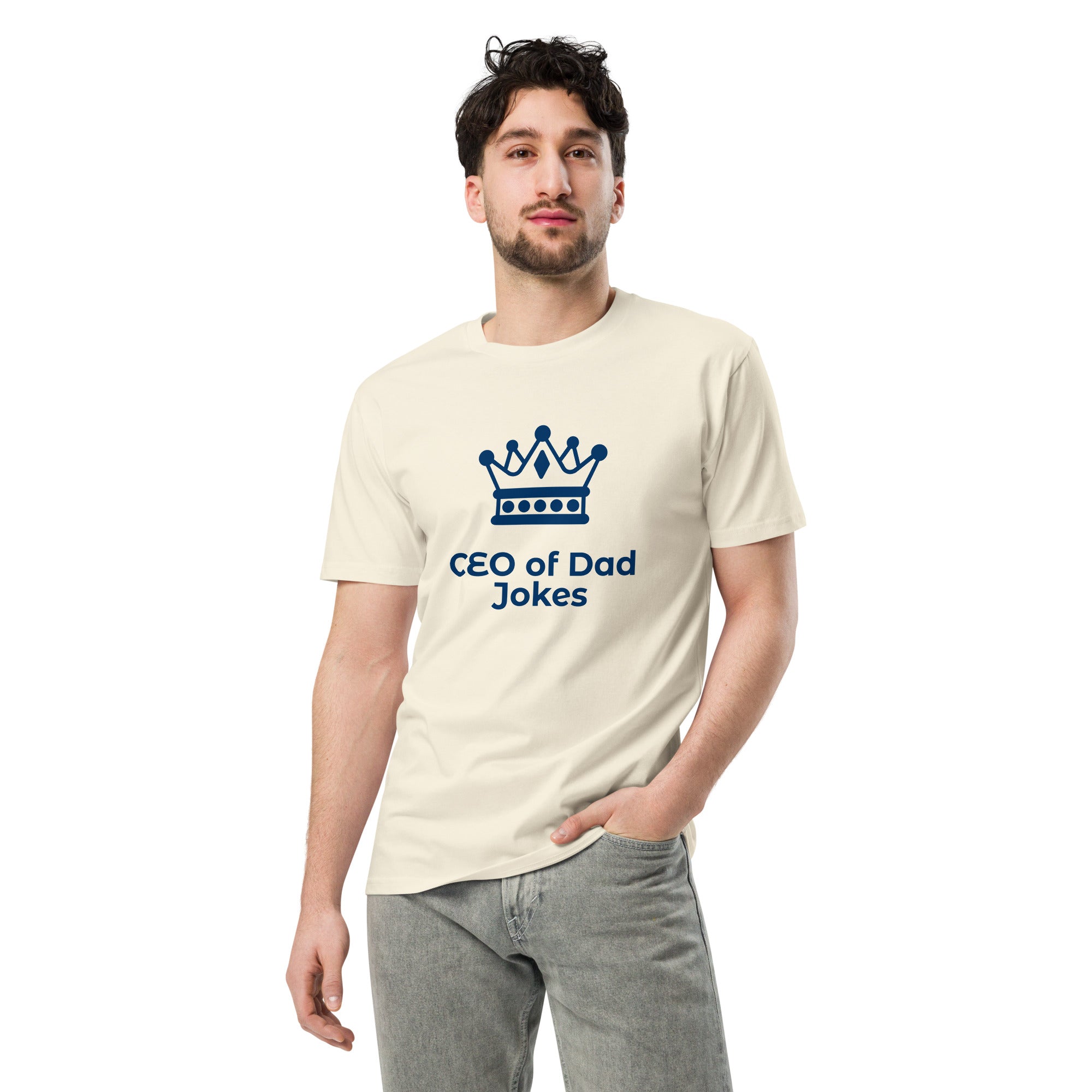 Unisex T-Shirt with "CEO of Dad Jokes" Design