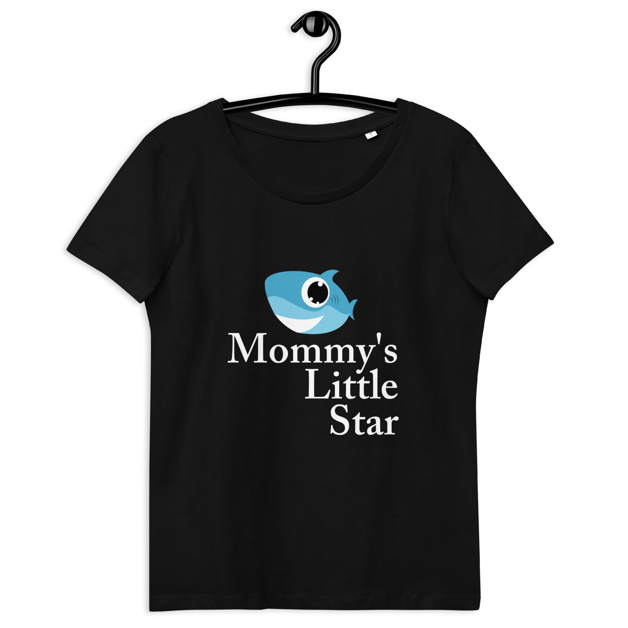 100% Organic Cotton Women's Fitted Tee with 'Mommy's Little Star' Design