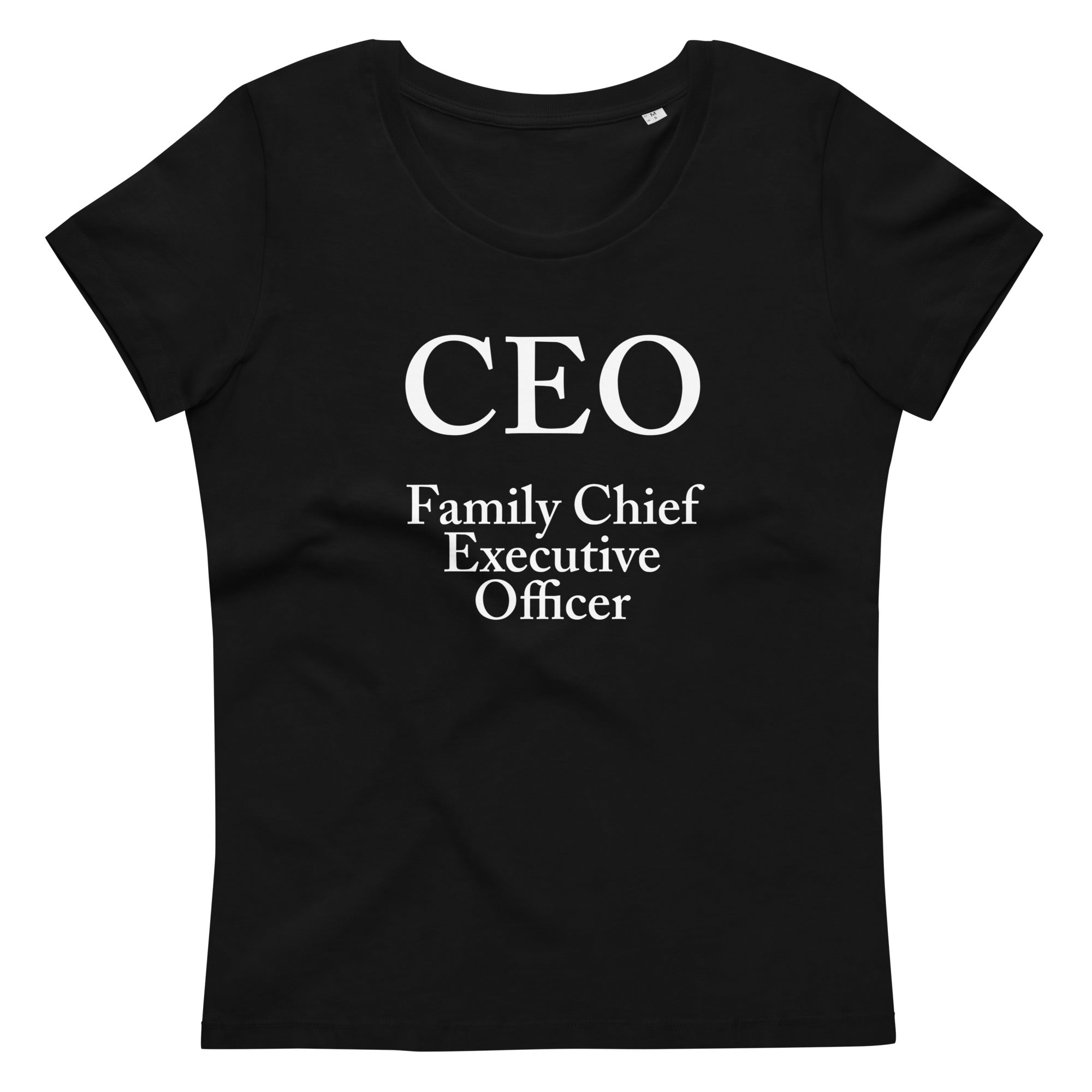 100% Cotton Unisex Premium T-Shirt with 'Family Chief Executive Officer' Design